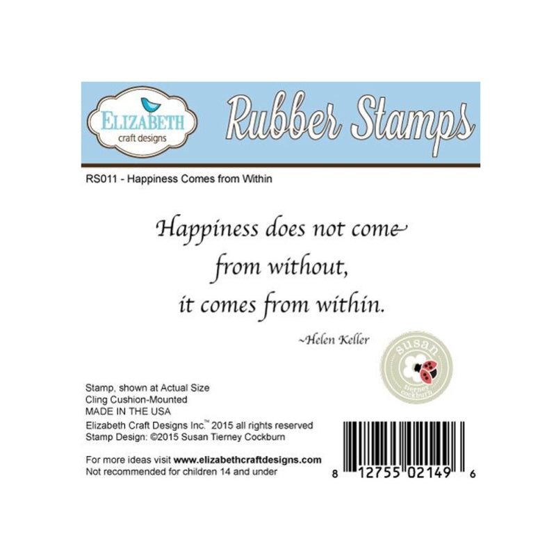 Elizabeth Craft Designs Happiness Doesstamp