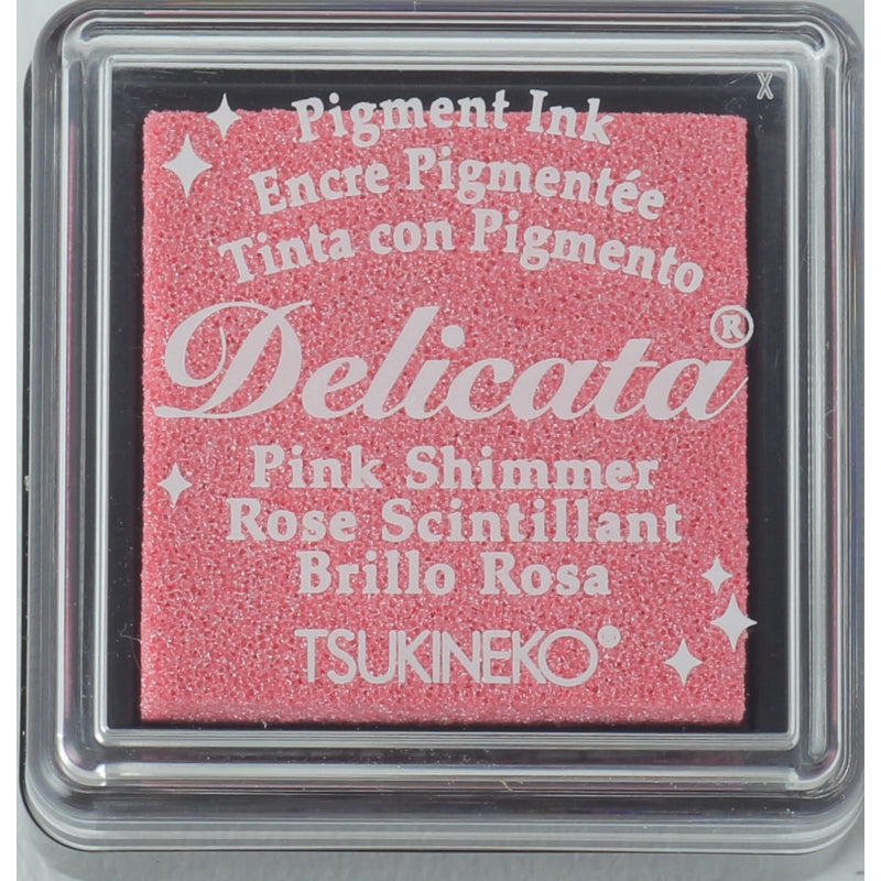 Tsukineko Pink Shimmer Delicata Ink Pad Small