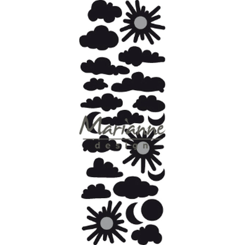 Marianne Design Punch Die Clouds