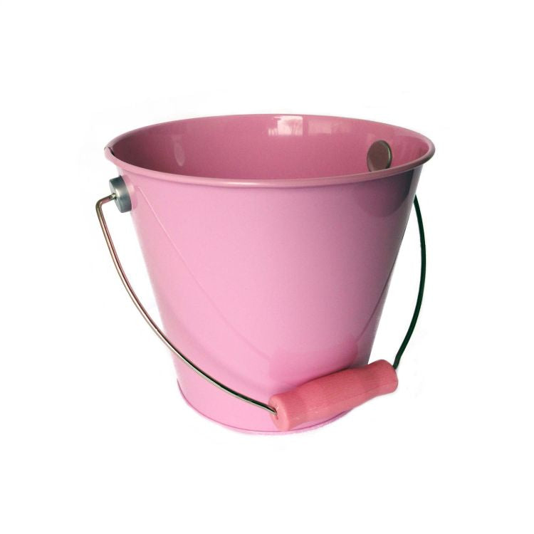 Hampton Art Tin Pail Medium - Pastel Pink