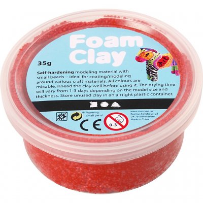 Creativ Foam Clay 35g Light Red - Single