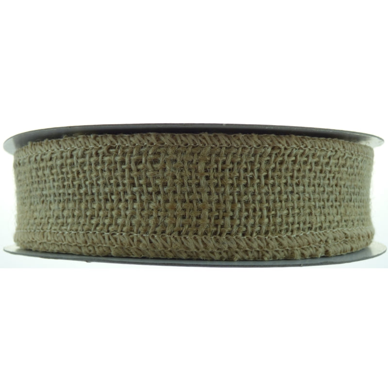 Wired Rustic Hessian Ribbon 32mm X 9.1m Natural No.02