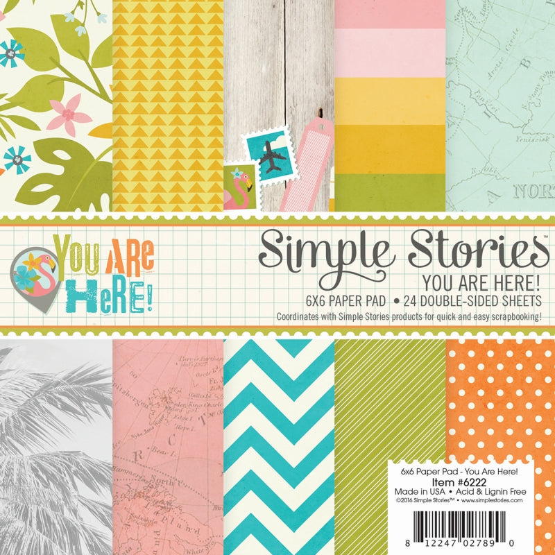 Simple Stories 6x6 Pad Lignin Free
