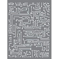 DecoArt Short Circuit Stencil
