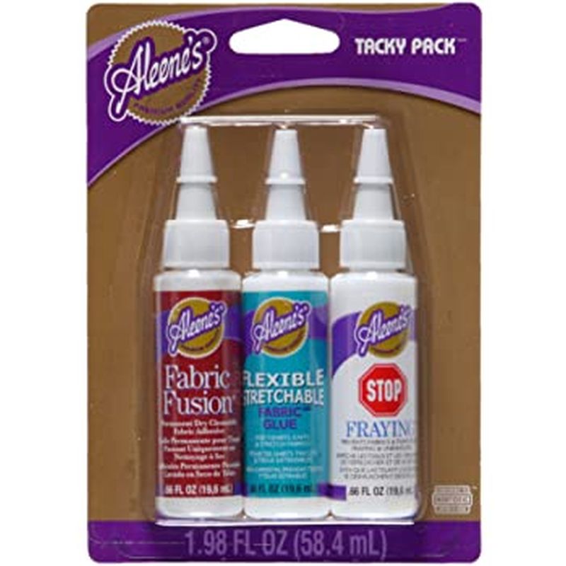 Aleenes Tacky Fabric Specialty Glue - 3 Pack