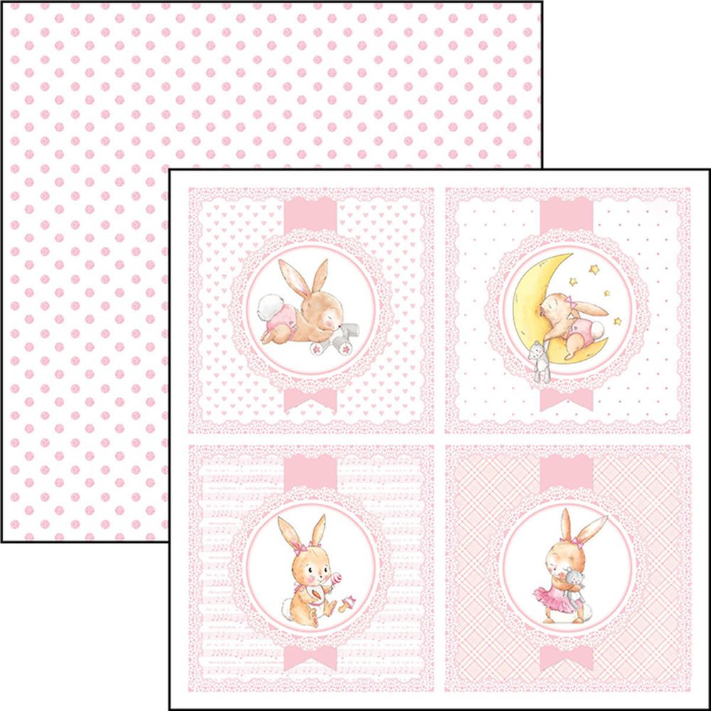 12"x12" Sheets X12 Coccole Per La Nanna Girl