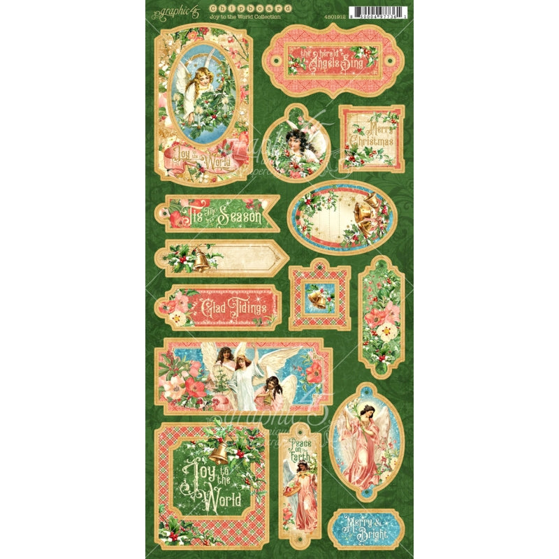 Graphic 45 Joy To The World Chipboard