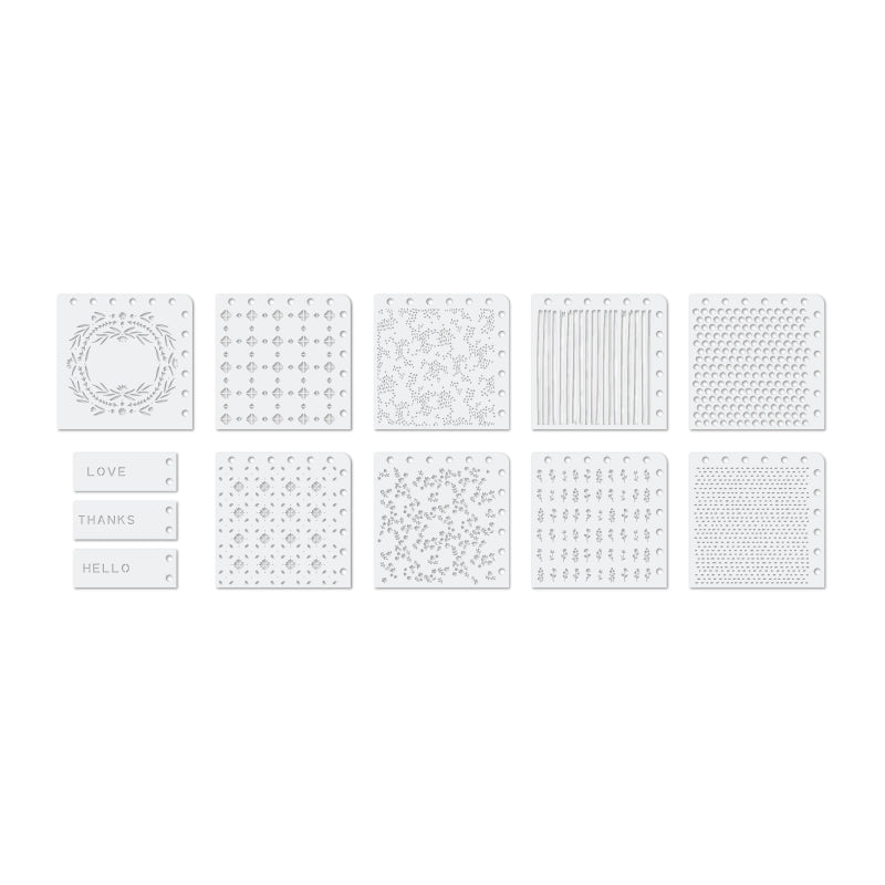 Precision Stencils (12 Piece)precision Press Advanced