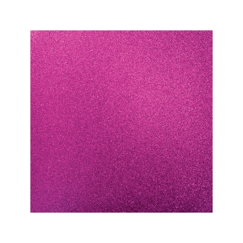 Kaisercraft Glitter Cardstock - Magenta Packs Of 10 Sheets