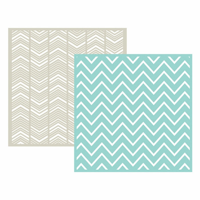 We R Memory Keepers Embossing Folder - Chevron