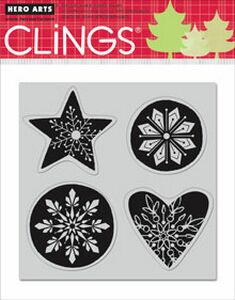 Hero Arts Snowflake Shapes (4) - Clings