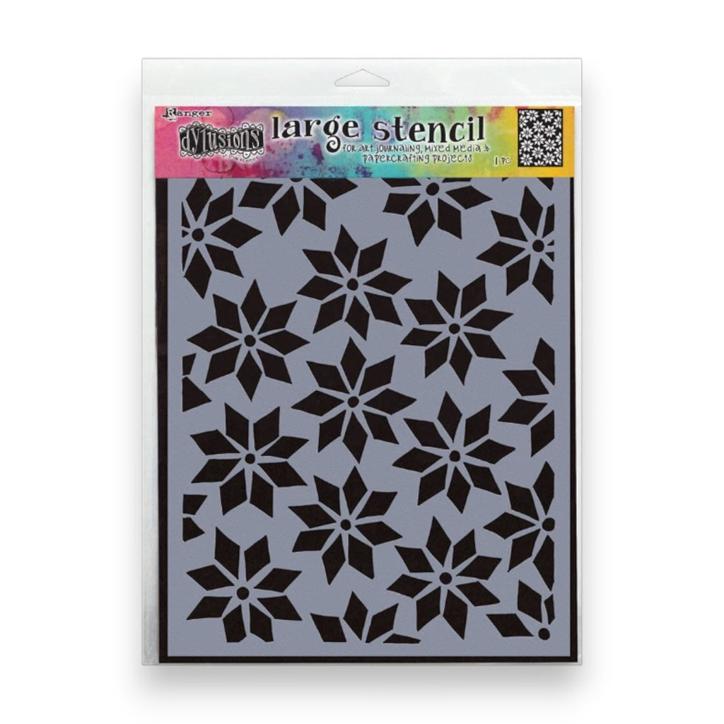 Dylusions Stencils Star Flurry