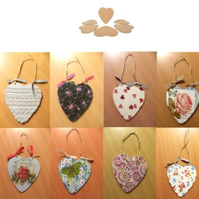 Pronty Crafts - MDF Heart - 13cm x13cm (6pcs)