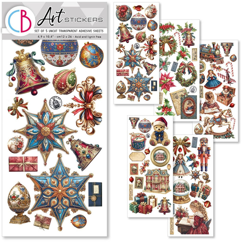 Ciao Bella Paper - Toy Shop - Sticker Sheets (5pk) 