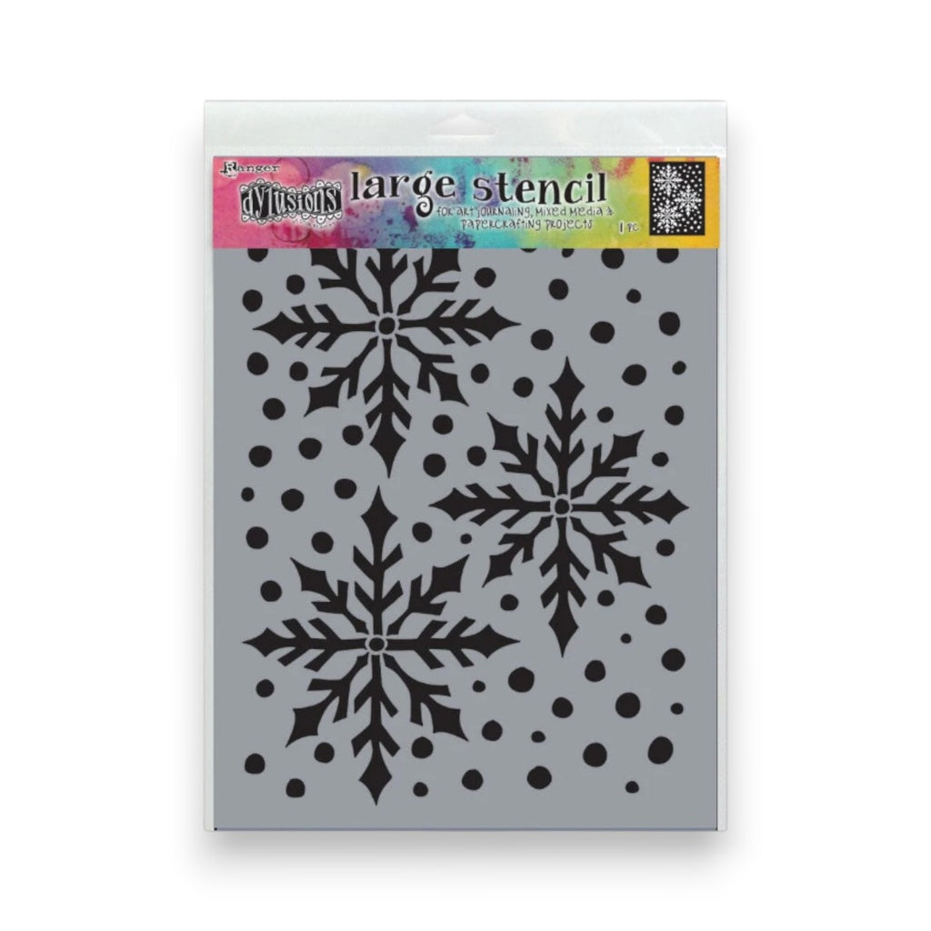 Dylusions Stencils Ice Queen