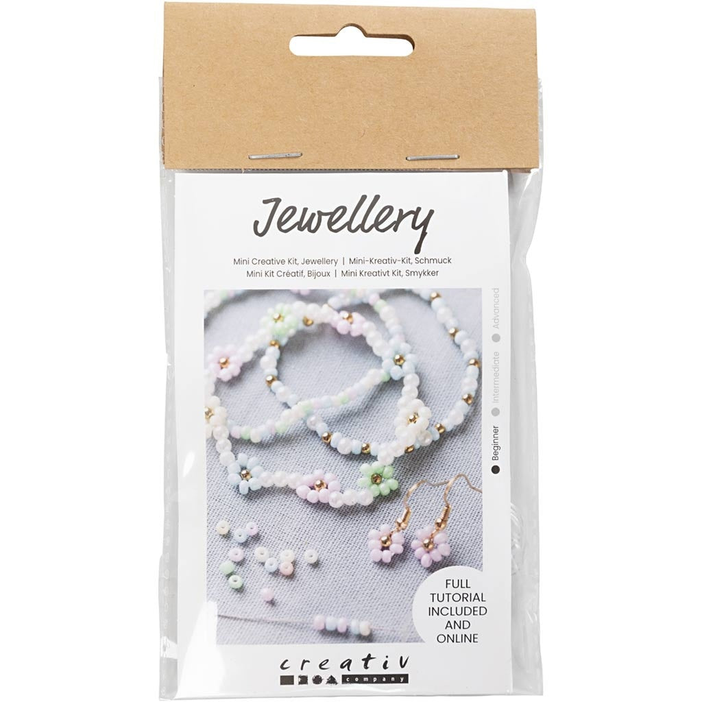 Creativ Mini Craft Kit Jewellery Elastic Bracelet Earring