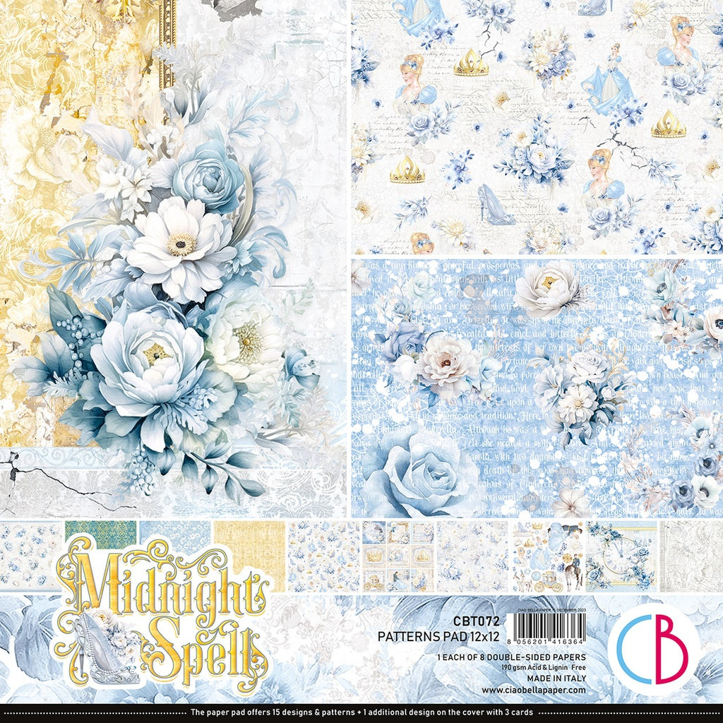 Ciao Bella Midnight Spell 12"x 12" Patterns Pad