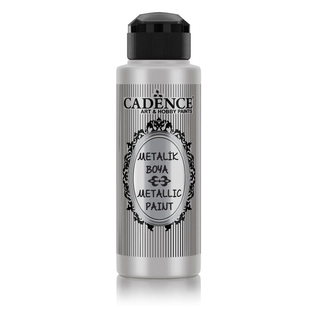 Cadence Metallic Paint - Shiny Silver (70ml)