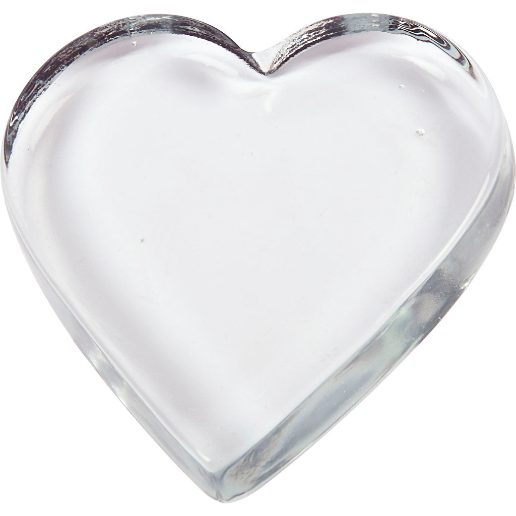 Creativ - Glass Heart (10pk)