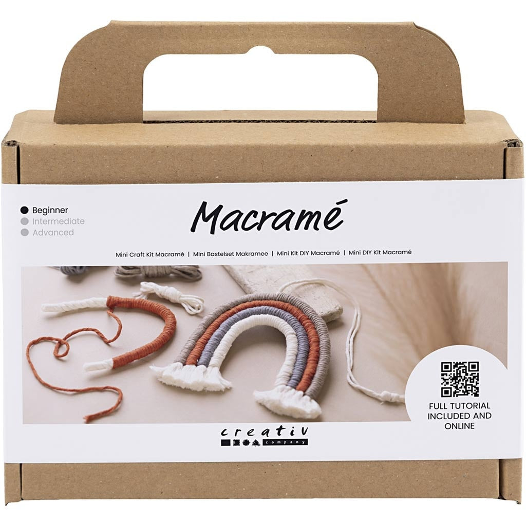 Creativ Mini Craft Kit Macrame  Rainbow