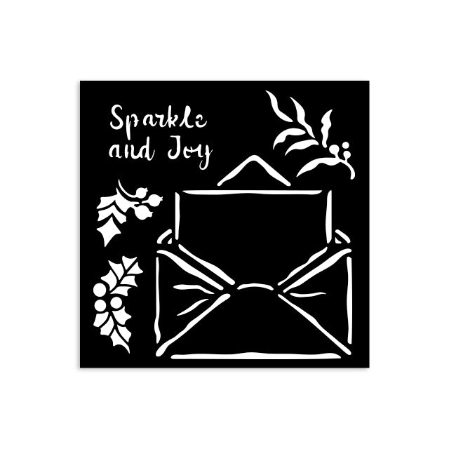 Stamperia - The Owl's House - Letter Stencil (12cmX12cm) 