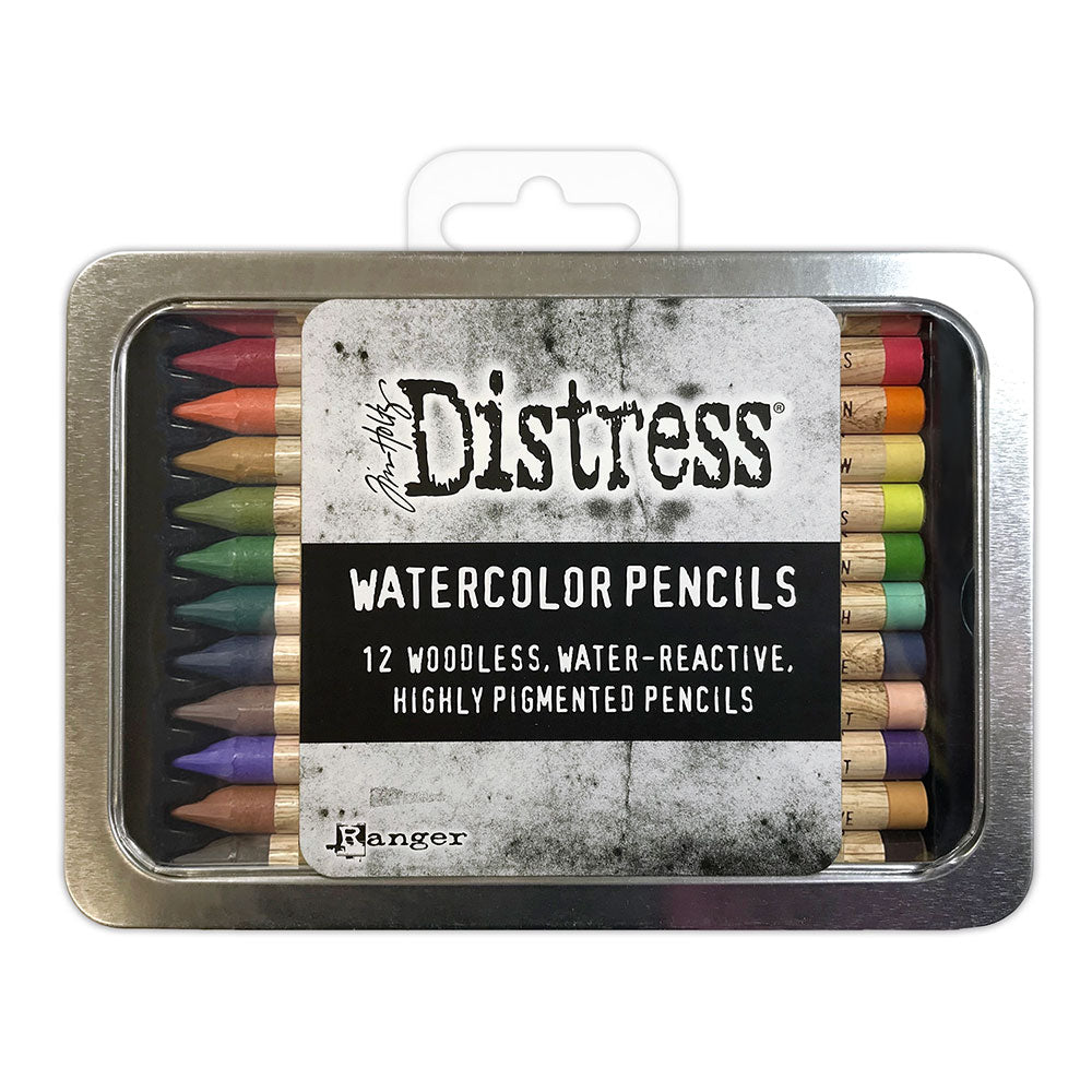 Tim Holtz - Distress - Watercolour Pencils Kit 4 (12 Pack)
