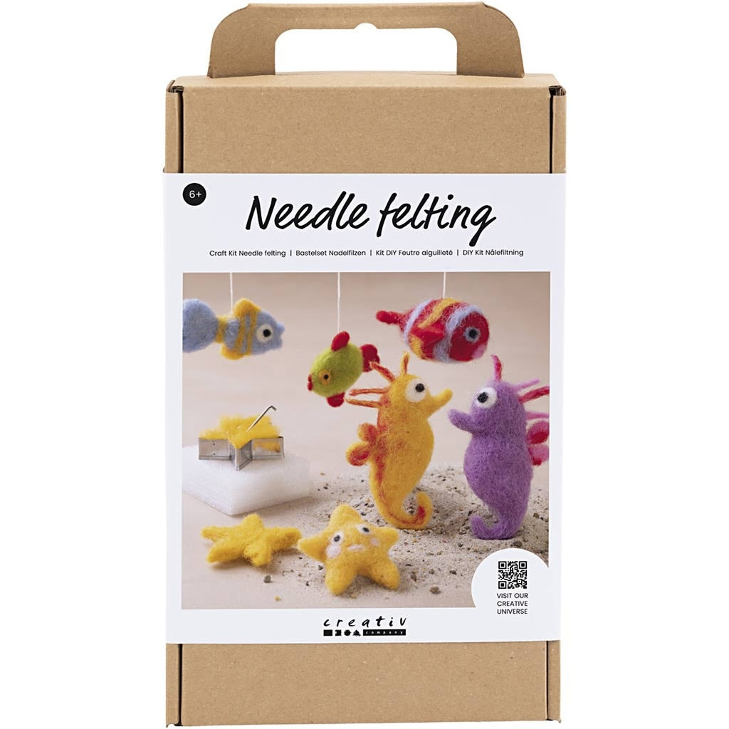 Creativ Craft Kit Needle Felting Animals In Water