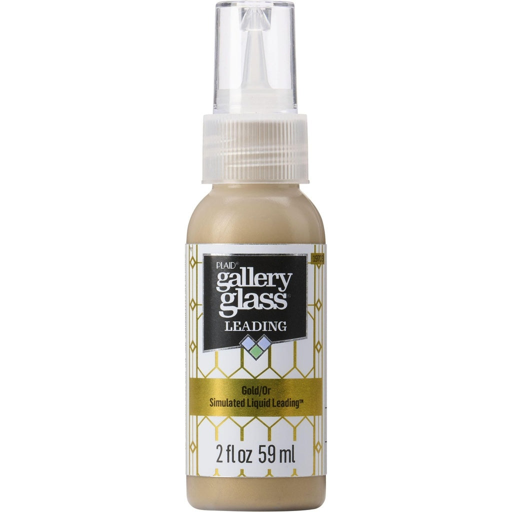 Plaid - Gallery Glass - 2oz - Liquid Lead Gold