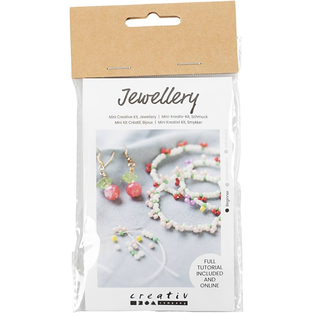 Creativ Mini Craft Kit Jewellery Elastic Bracelet And Earring