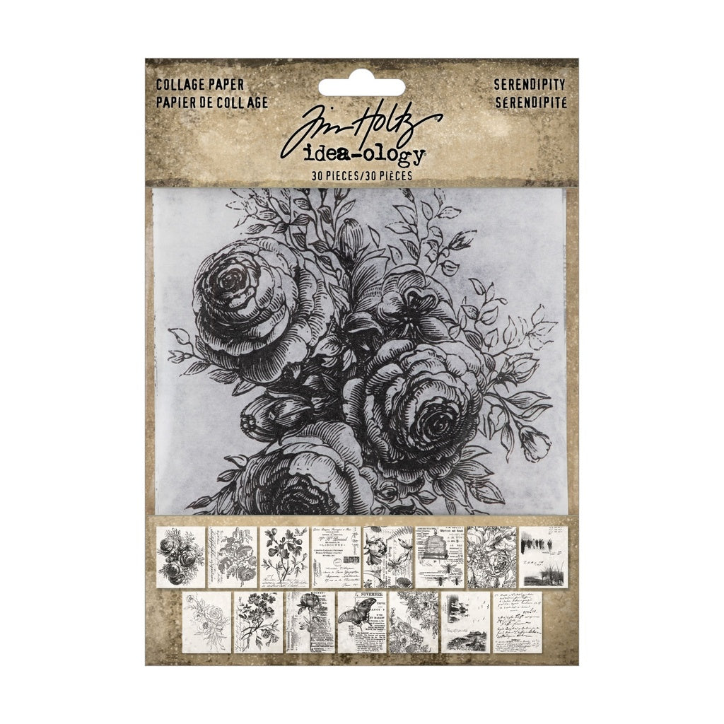 Tim Holtz Idea-ology Collage Paper Serendipity 