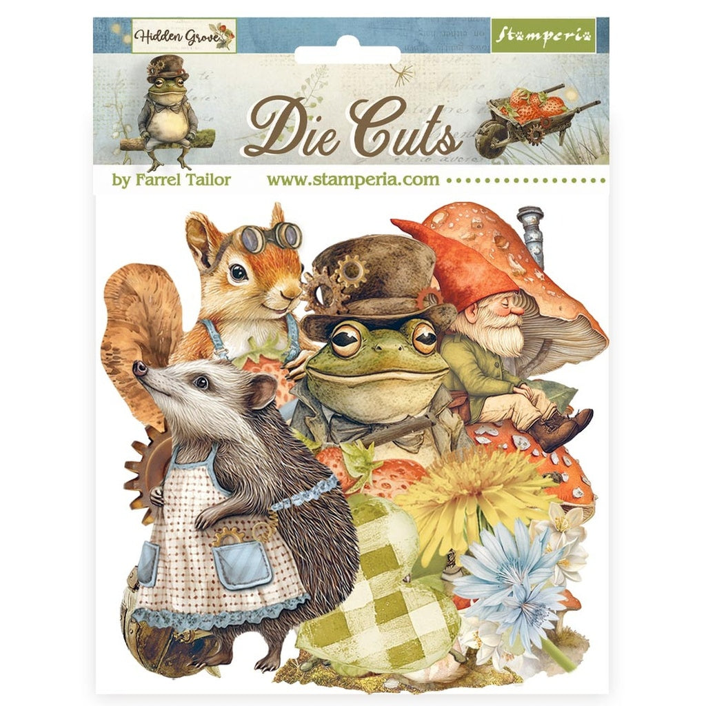 Stamperia - Hidden Grove -  Assorted Die Cuts