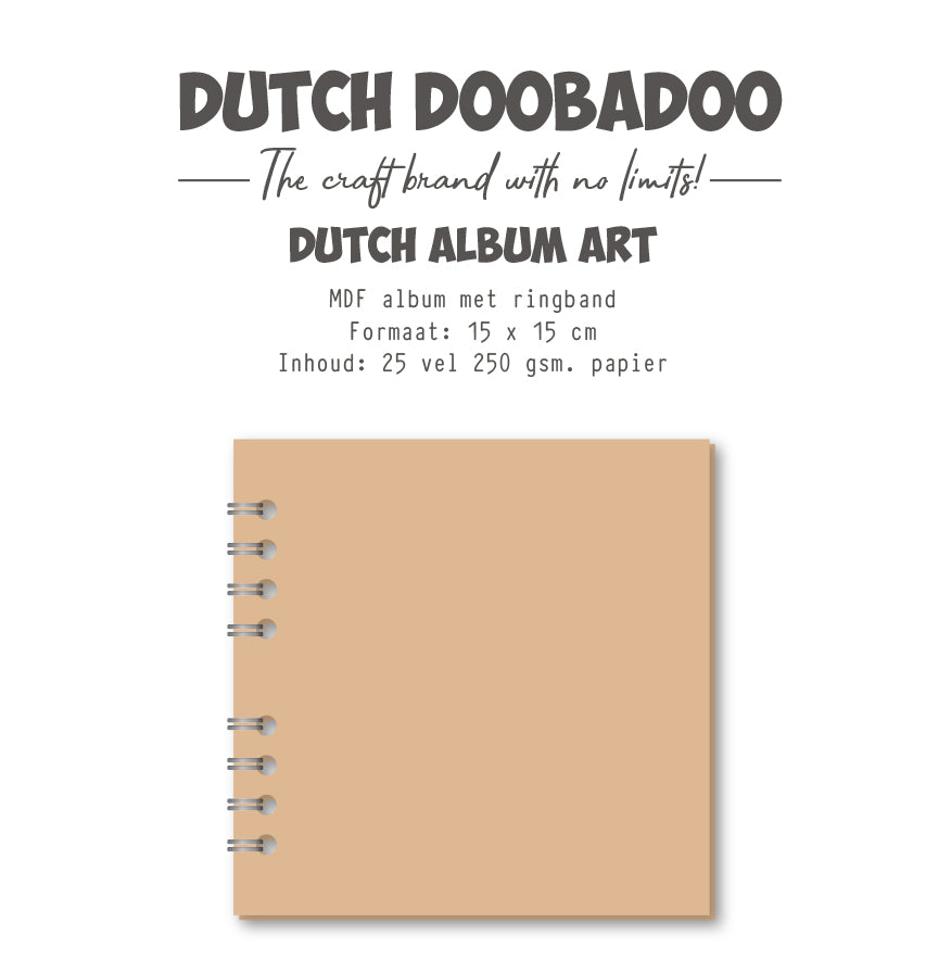 Dutch Doobadoo - Waves of the Sea - MDF Art Journal Notebook