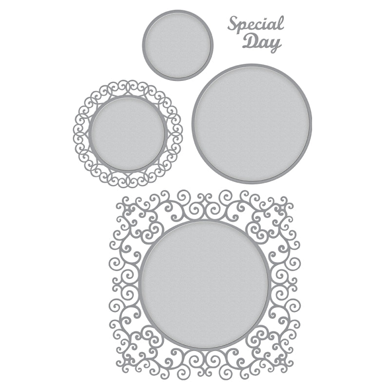 Spellbinders Special Day Frame Etched Die